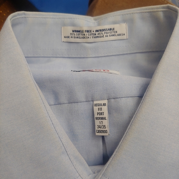 Izod Blue Dress Shirt - Picture 11 of 11